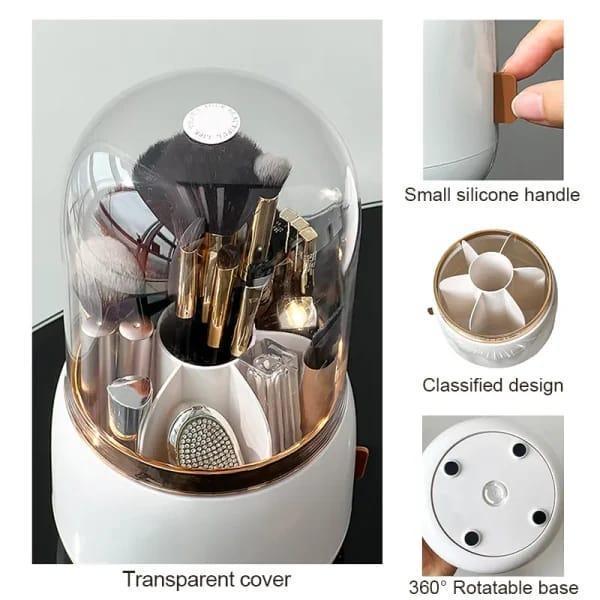✨ Elegant Makeup Organizer with Dustproof Cover