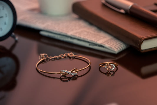 "Elegance in Every Detail" Set of 2 Bracelet and Ring