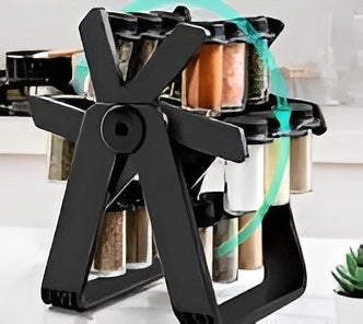 Needxo Rotating Spice Rack – Smart Storage, Sleek Style