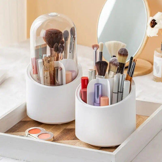 ✨ Elegant Makeup Organizer with Dustproof Cover